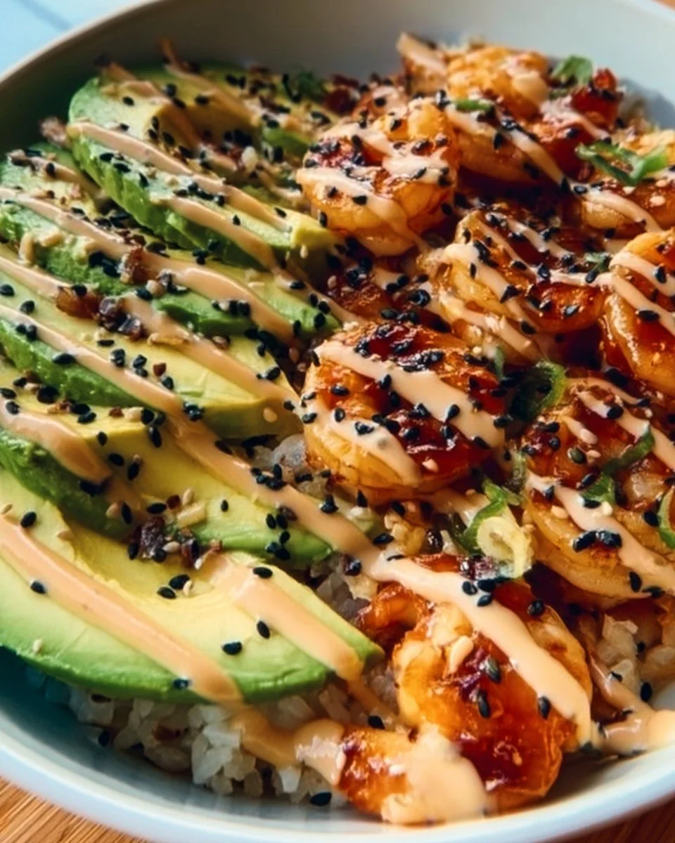 Teriyaki Shrimp Rice Bowls