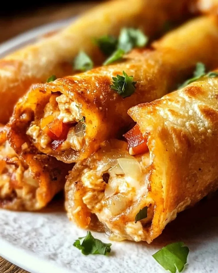 Delicious easy chicken flautas served with salsa and guacamole