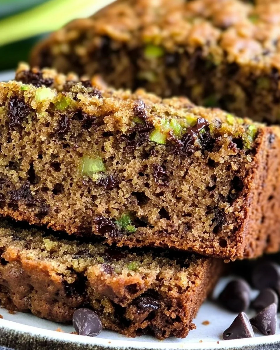 Homemade Chocolate Chip Zucchini Bread