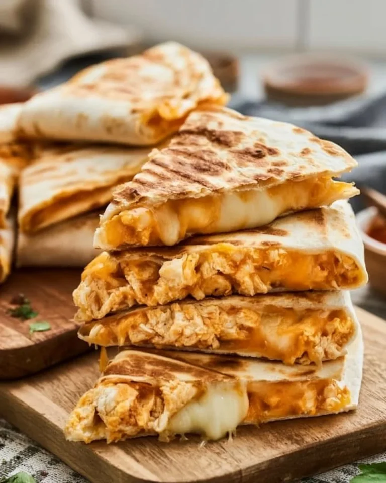 Taco Bell Chicken Quesadilla with melted cheese and grilled chicken