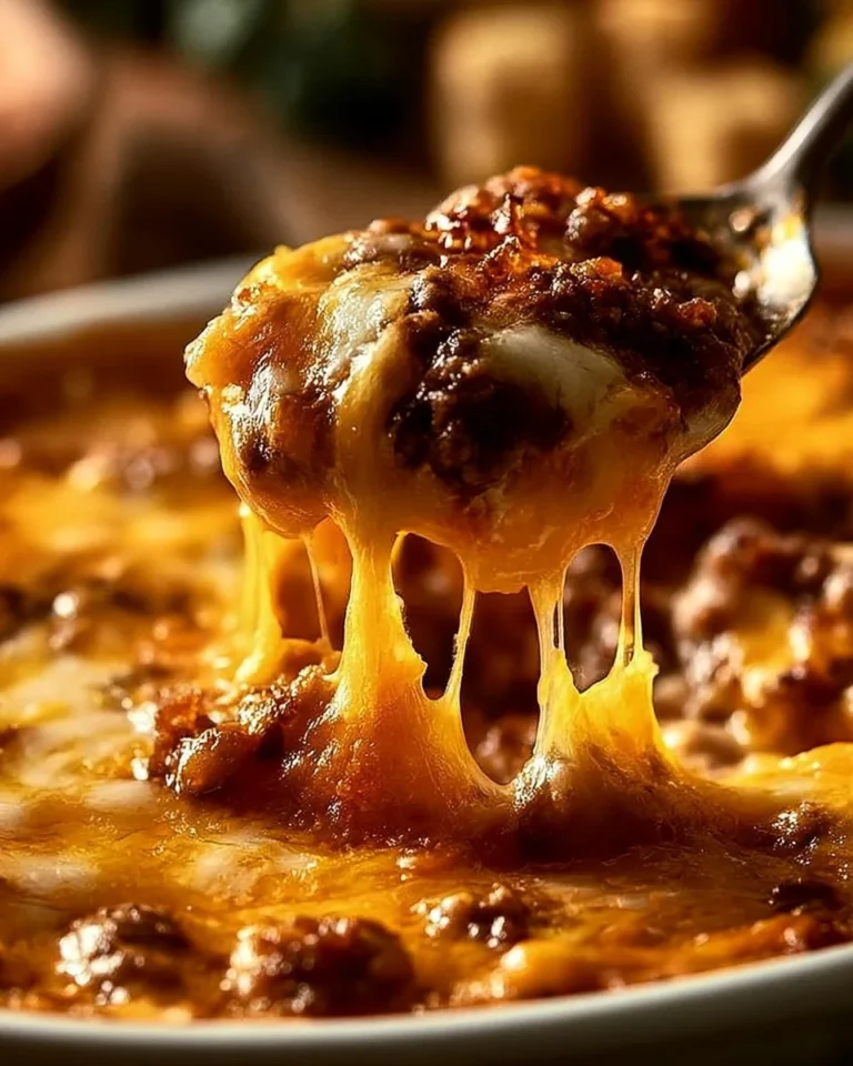 Cheesy football dip served in a bowl with tortilla chips on the side