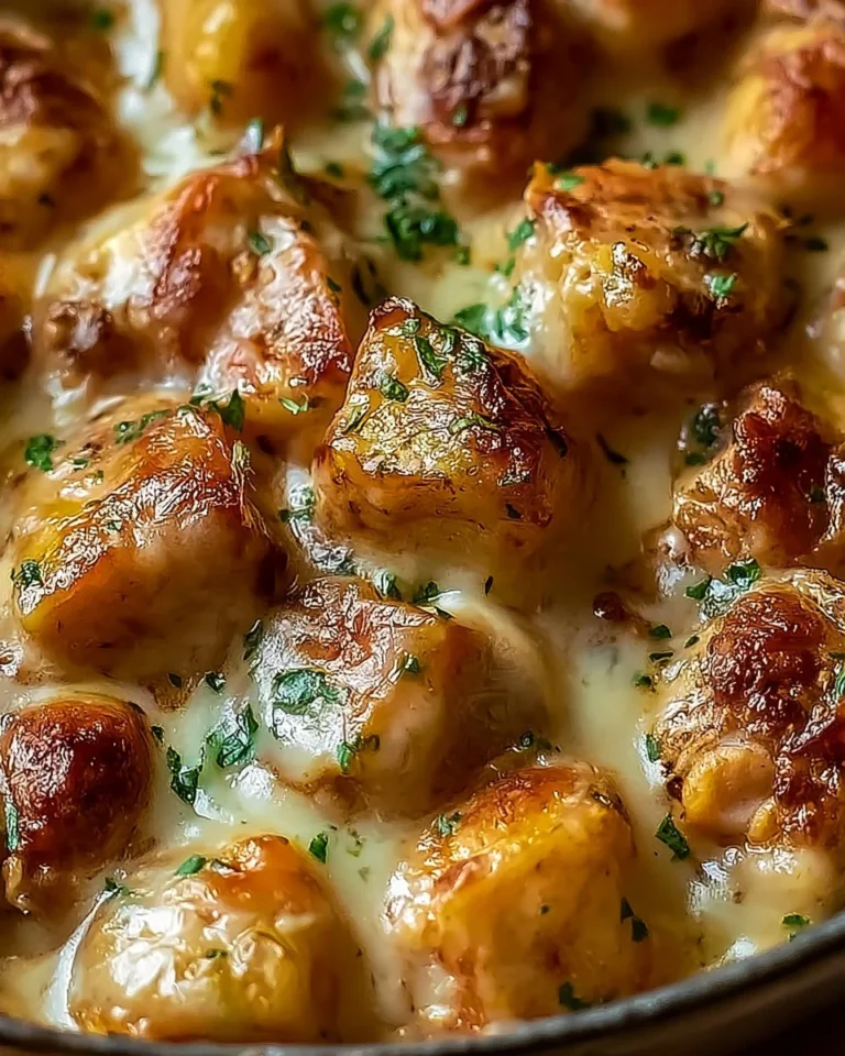 Delicious Garlic Parmesan Chicken with potatoes in a crockpot