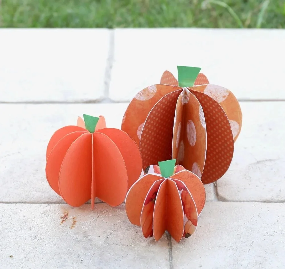 Colorful pumpkin craft project showcasing creativity and seasonal fun