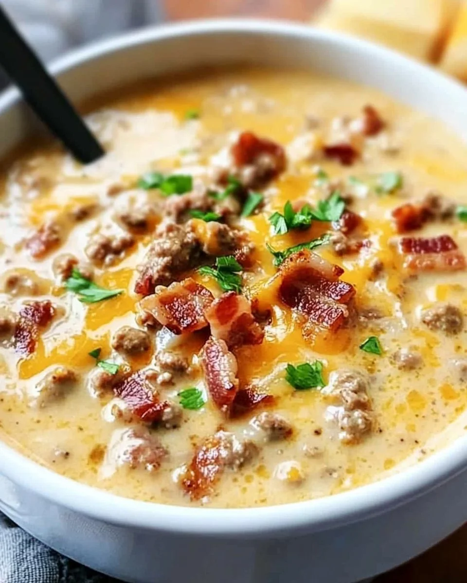 Bacon Cheeseburger Soup