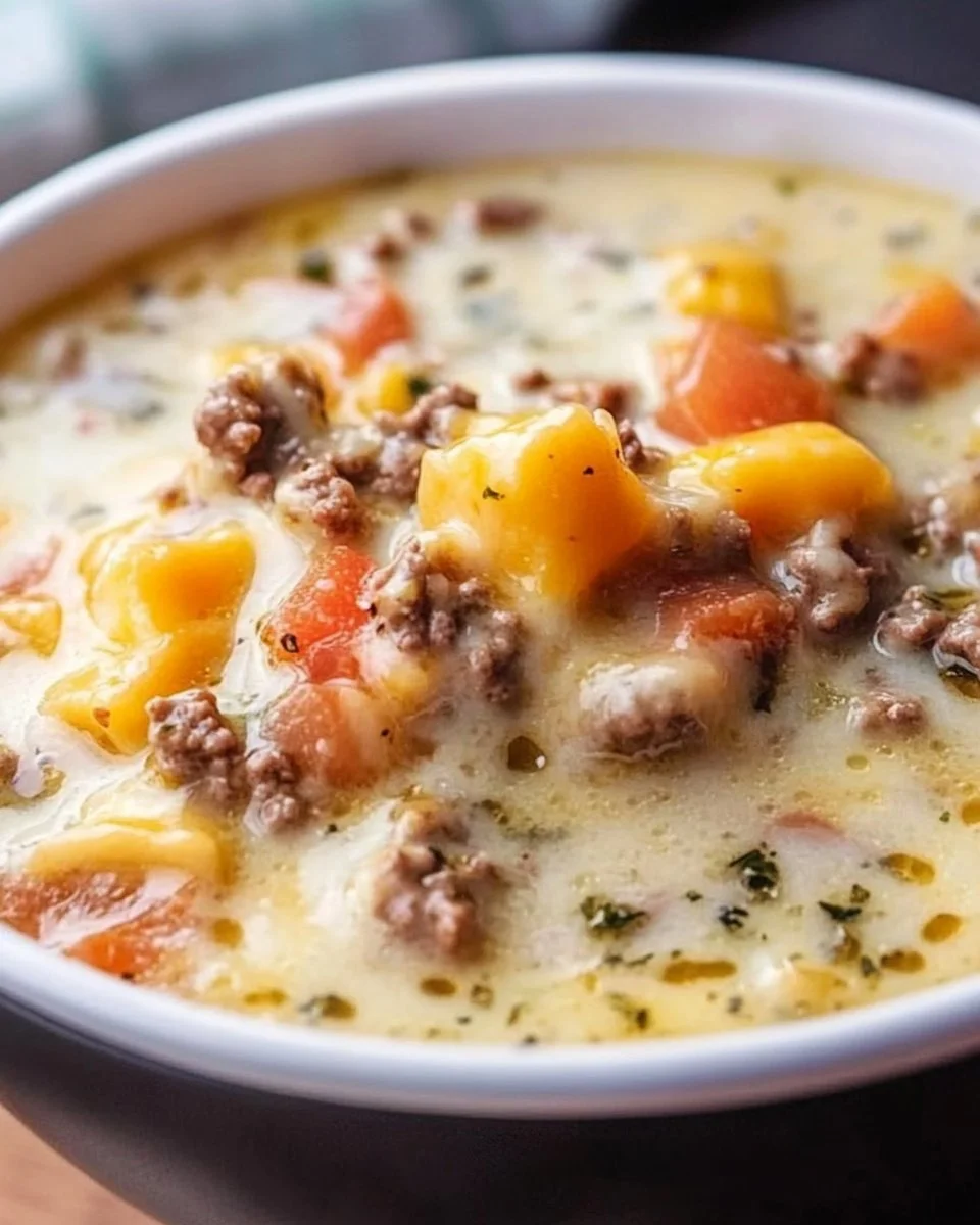 Cheeseburger Soup
