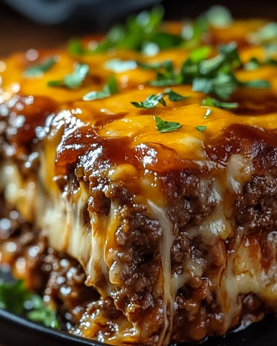 Cheesy Loaded Meatloaf Casserole