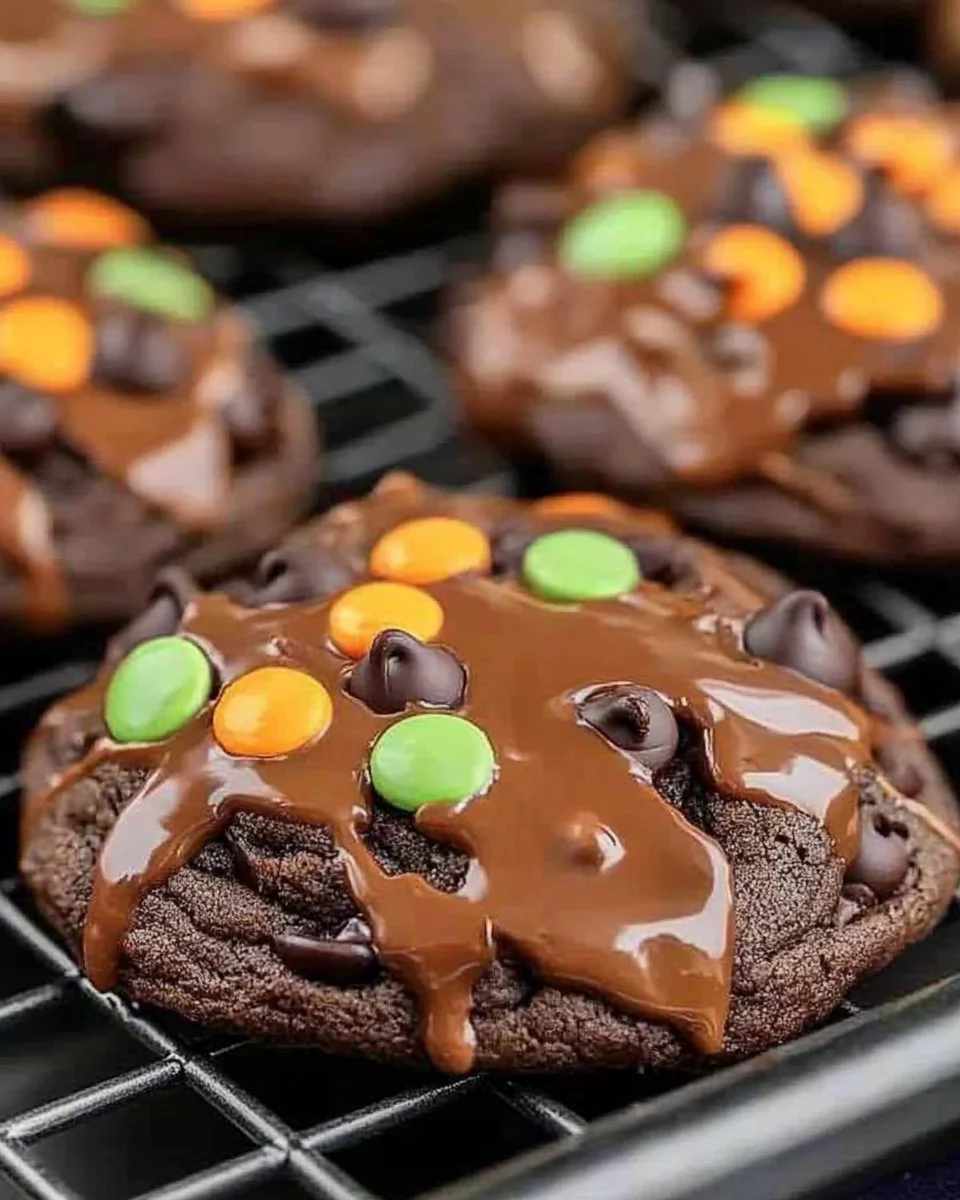 Homemade Chocolate Halloween Cookies