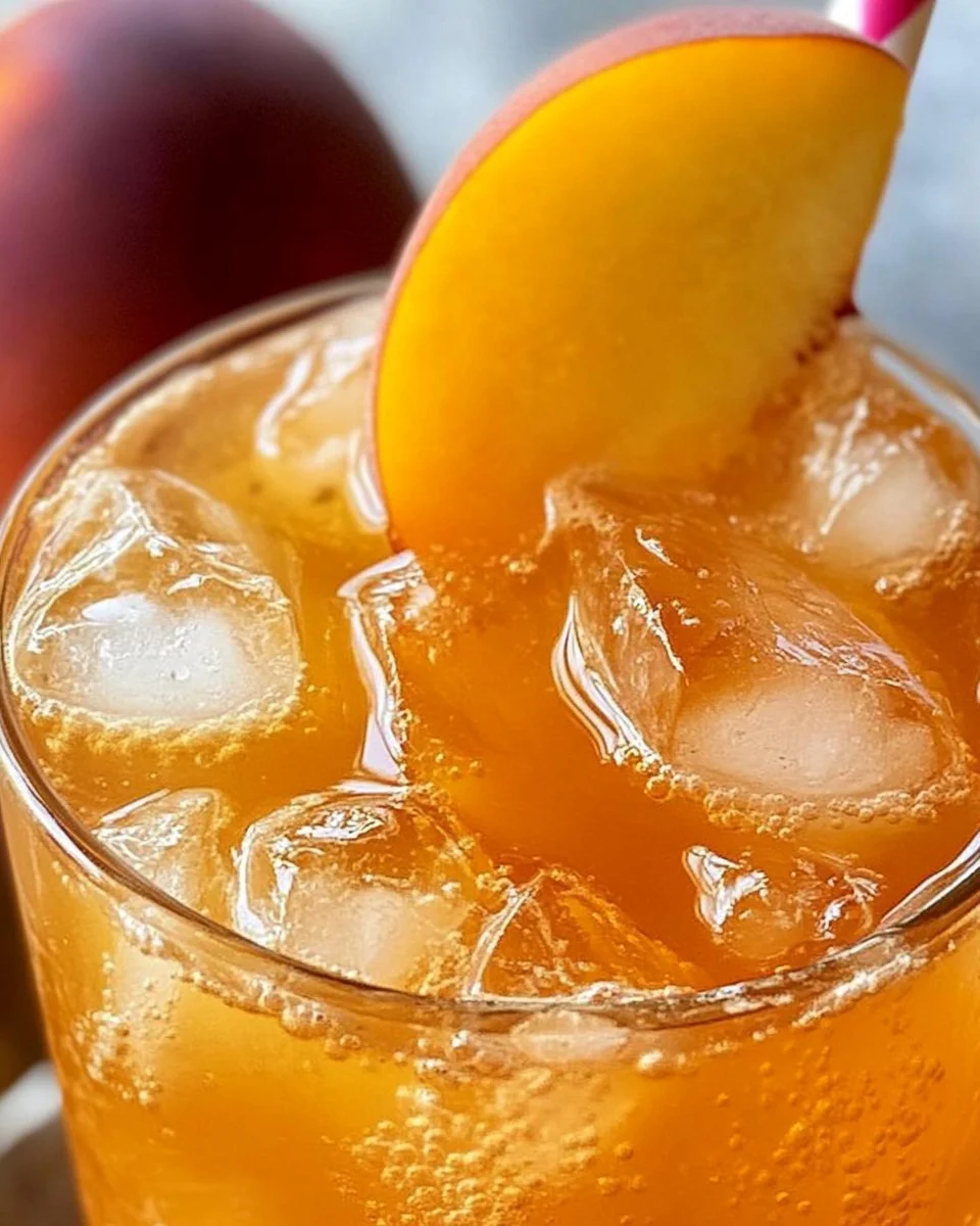 Homemade Peach Tea