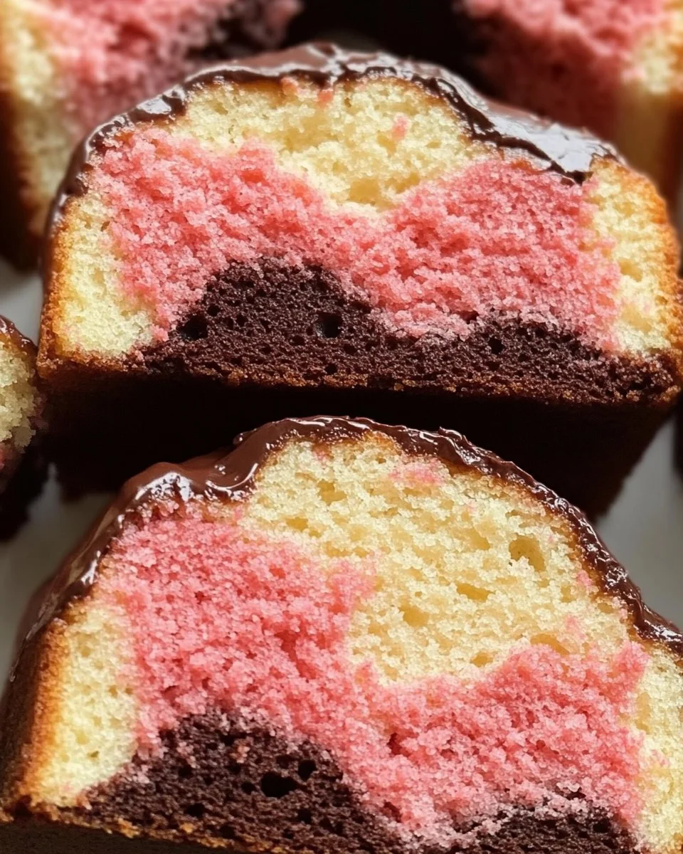 Neapolitan Pound Cake