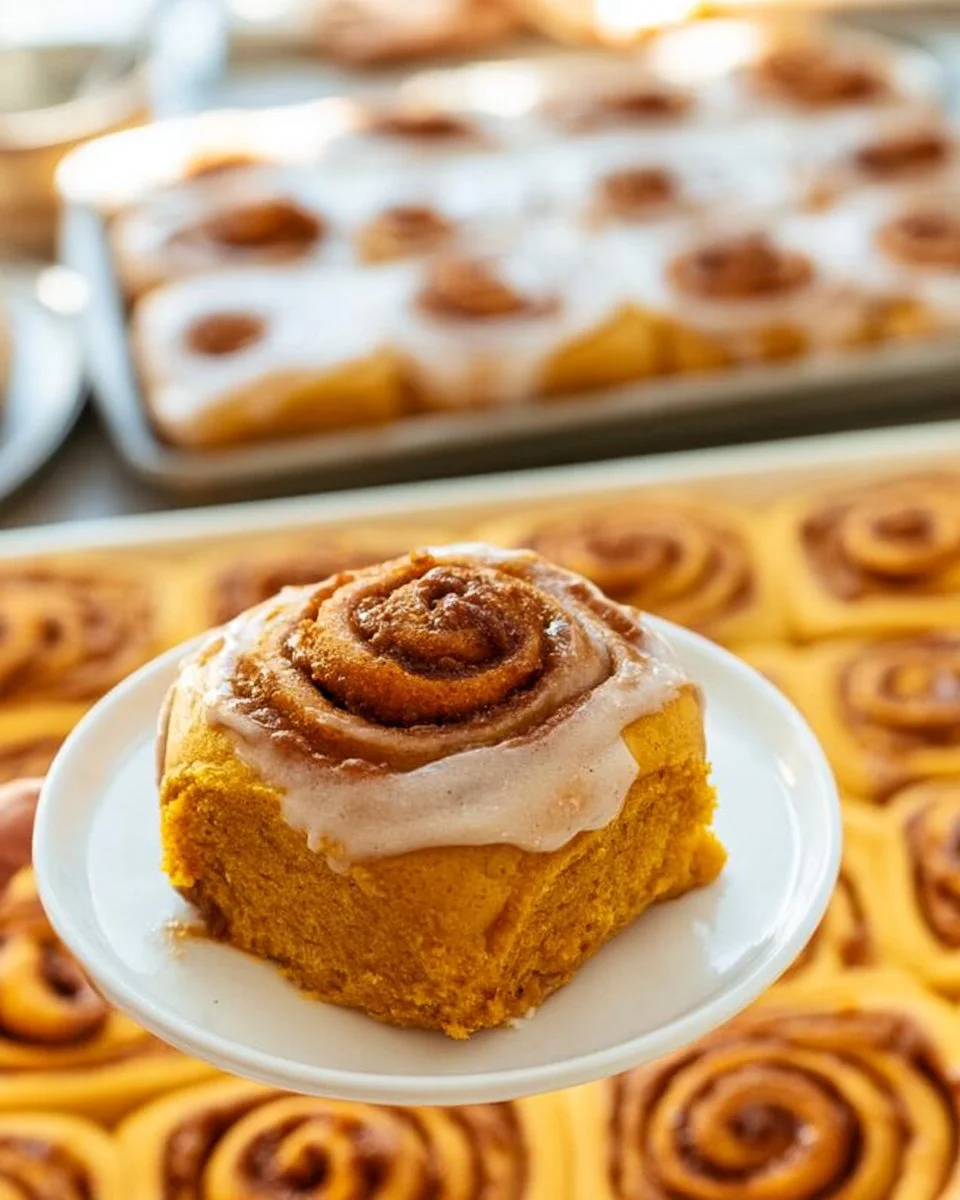 Pumpkin Cinnamon Rolls