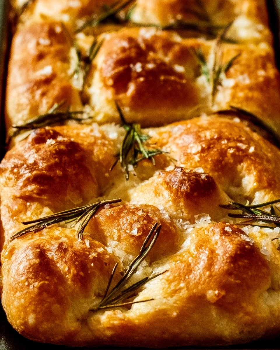 Same Day Sourdough Focaccia Bread