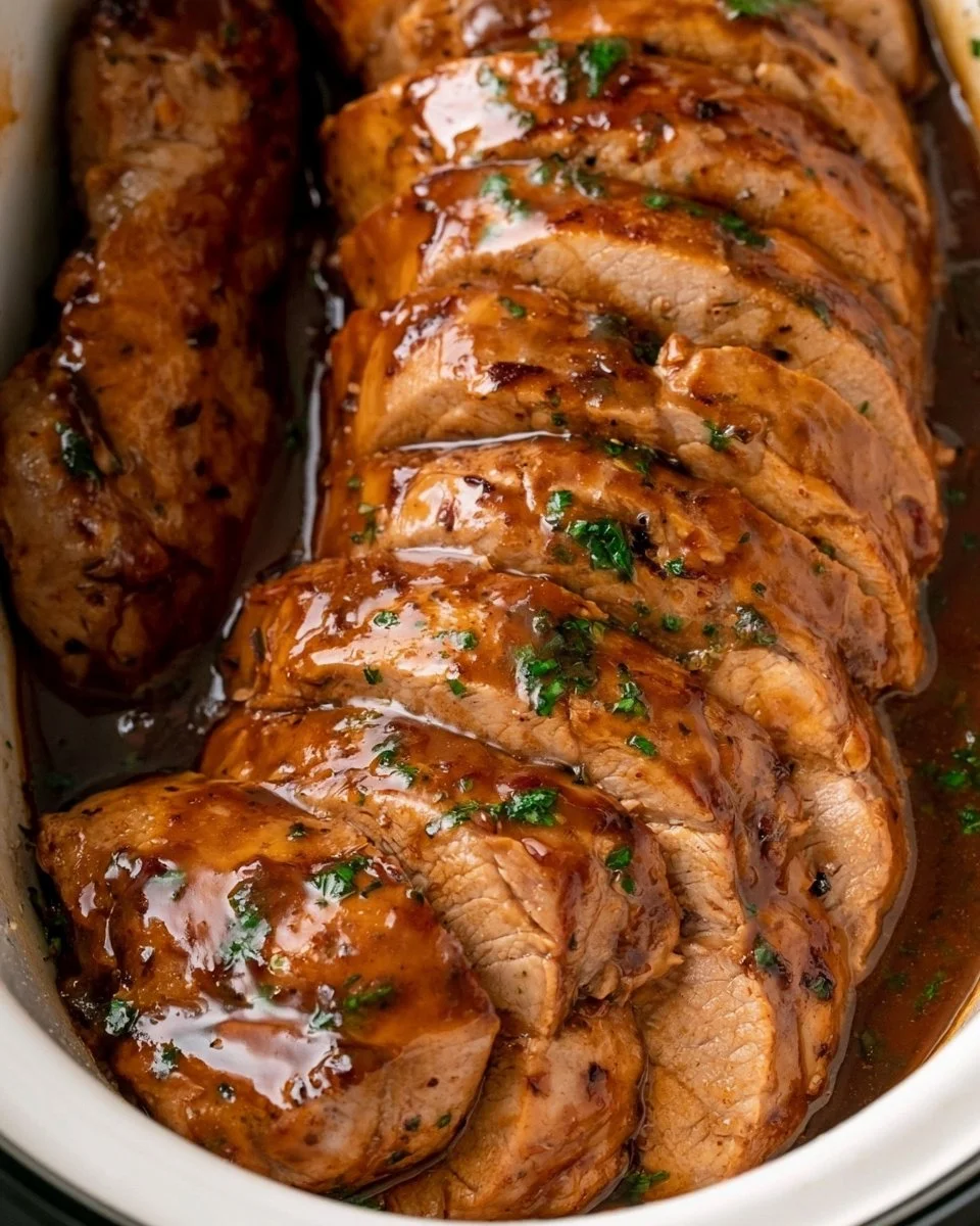 Slow Cooker Pork Tenderloin